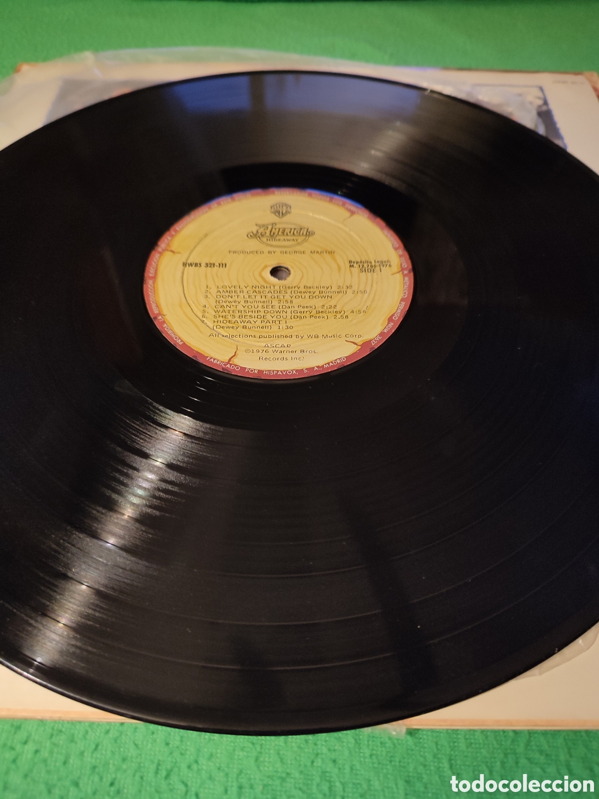 Discos de vinilo: America - Hideway Vinilo Lp 1976 - Foto 3