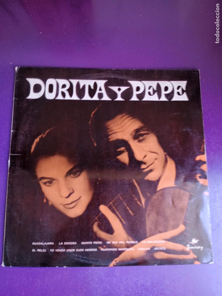 Vinyl records: Dorita Y Pepe - LP SOCIETY 1964 EDICION INGLESA - FOLK TRADICIONAL MEXICO Y SUDAMERICA