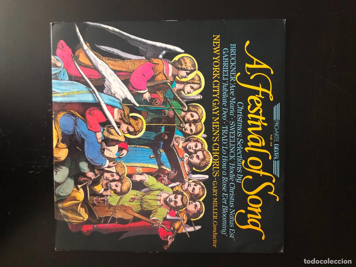 Vinyl-Schallplatten: New York city gay men's chorus A festival o Song Christmas selection 1983 lp Proarte US