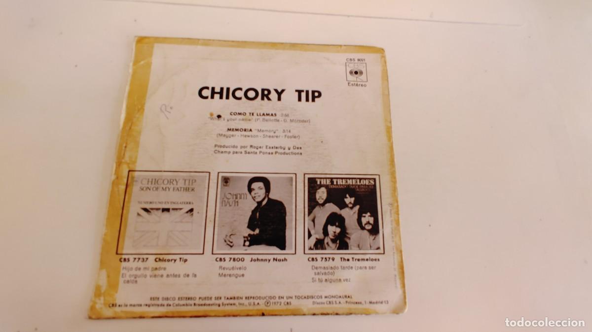 Discos de vinilo: CHICORY TIP-SINGLE COMO TE LLAMAS - Foto 2