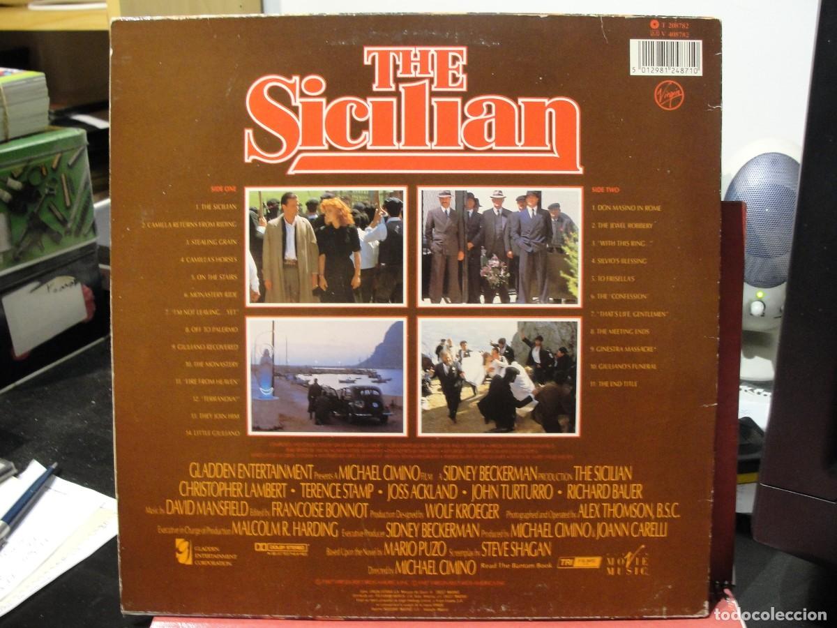 Discos de vinilo: EL SICILIANO - DAVID MANSFIELD - CIMINO / LAMBERT - IMPECABLE COMO NUEVO - Foto 2