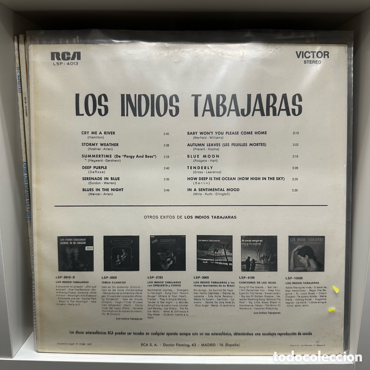 Discos de vinilo: Los Indios Tabajaras - Los Indios Tabajaras (LP, Album) - Foto 2