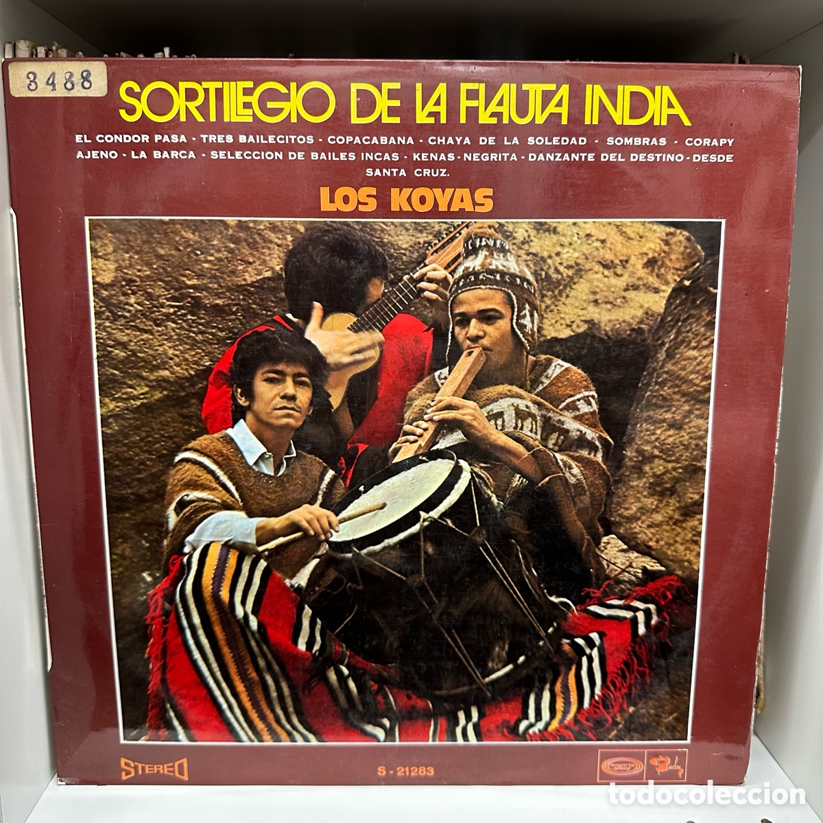 Vinyl records: Los Koyas - Sortilegio De La Flauta India (LP, Album)