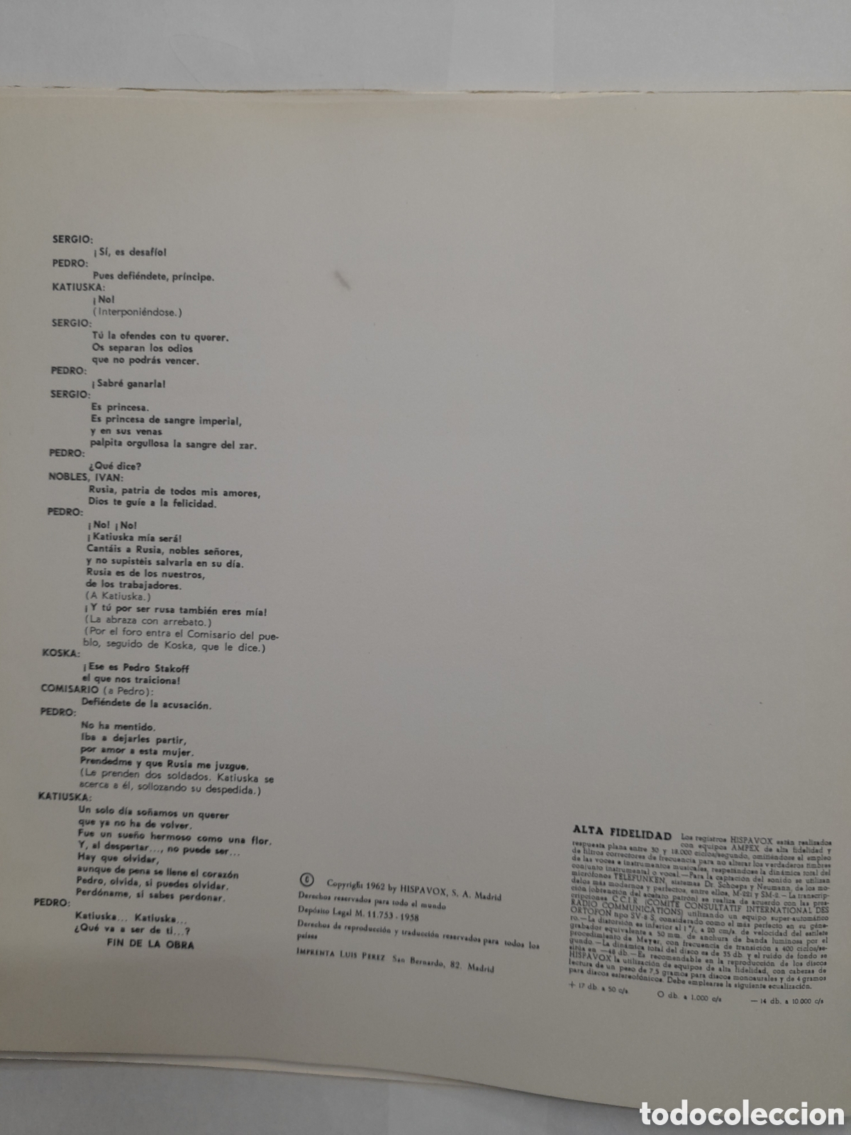 Discos de vinilo: KATIUKA. PABLO SOROZABAL. - Foto 9