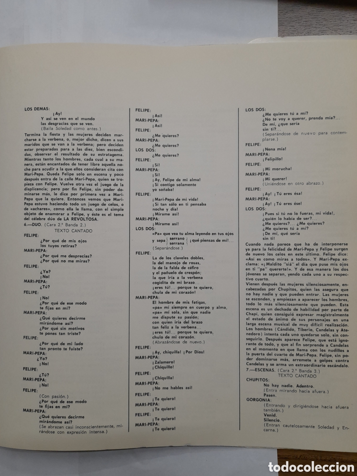 Discos de vinilo: LA REVOLTOSA. RUPERTO CHAPI. - Foto 13
