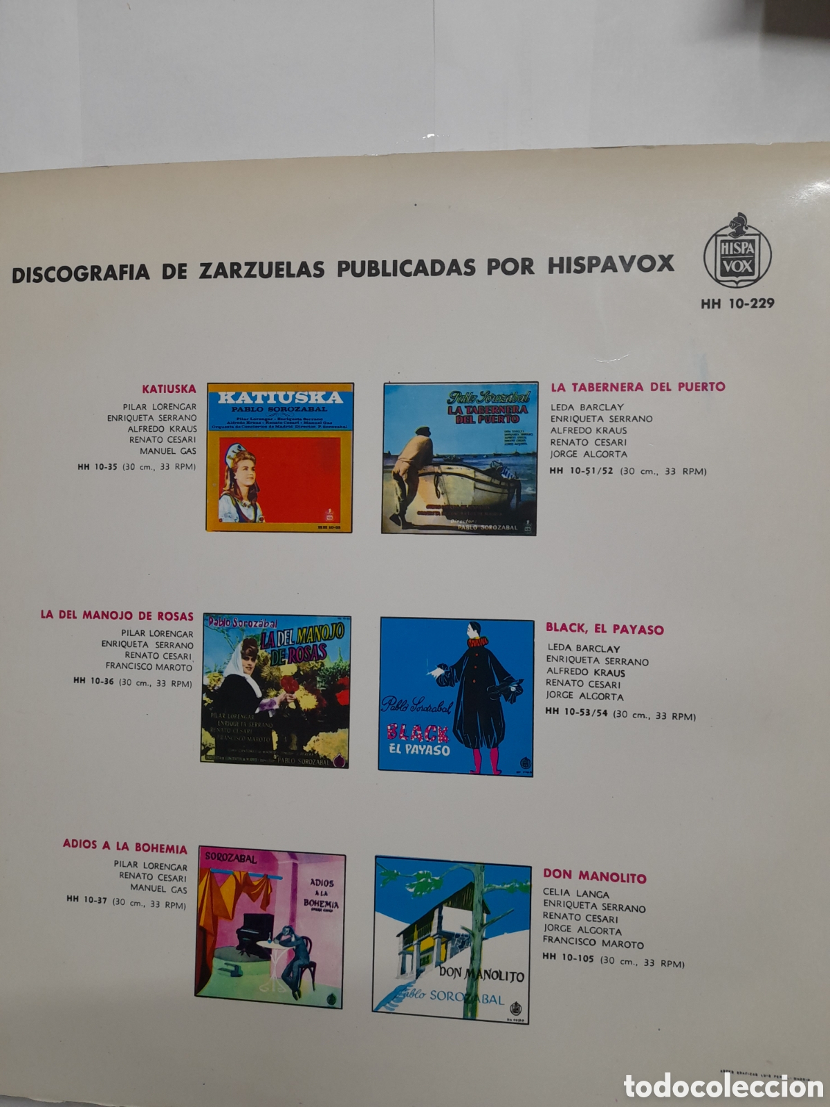 Discos de vinilo: LA REVOLTOSA. RUPERTO CHAPI. - Foto 17