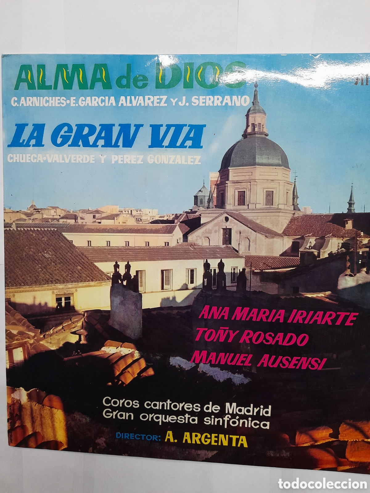 Discos de vinilo: ALMA DE DIOS. LA GRAN VIA. - Foto 1