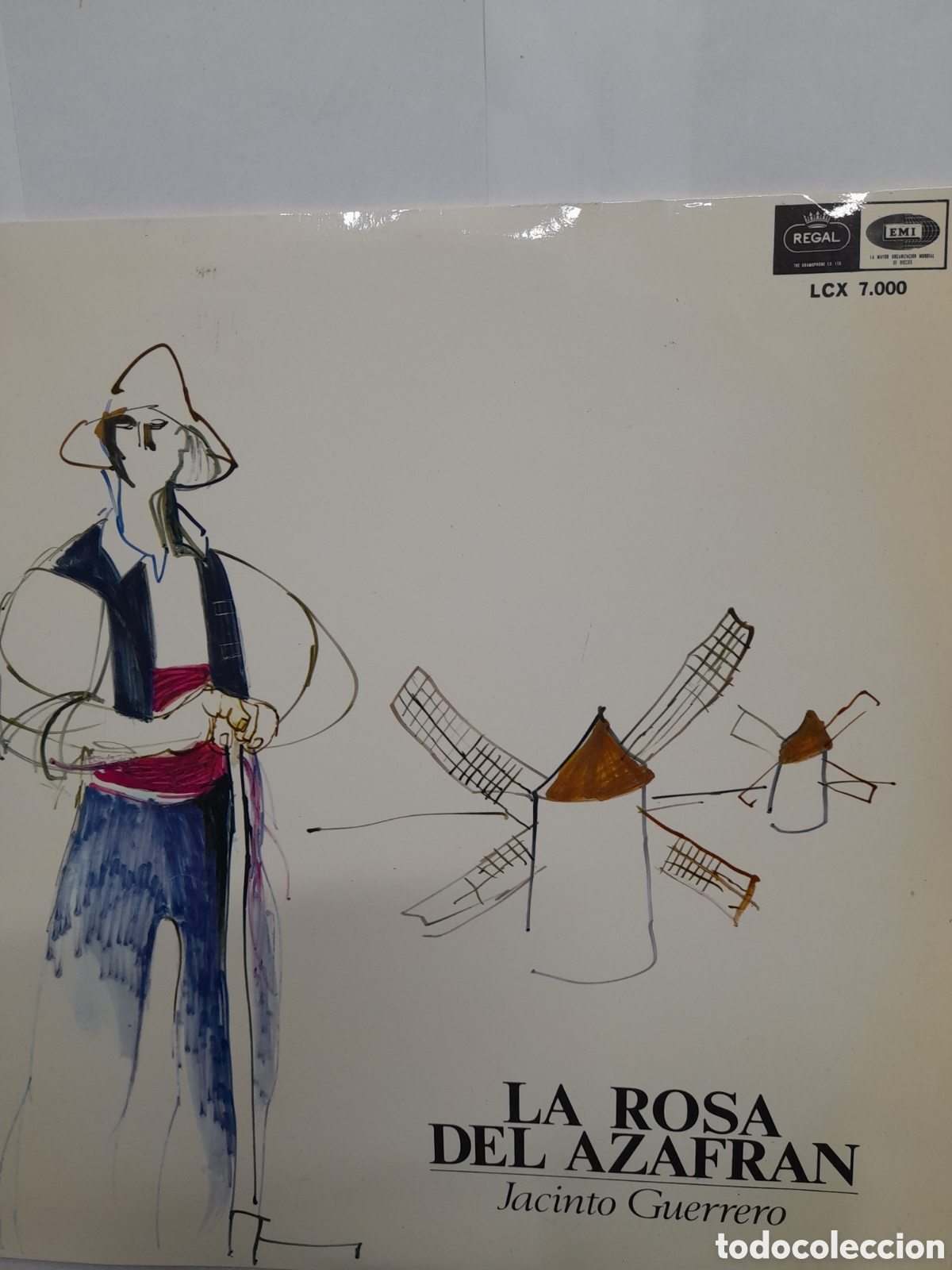 Discos de vinilo: LA ROSA DEL AZAFR&Aacute;N. JACINTO GUERRERO. - Foto 1