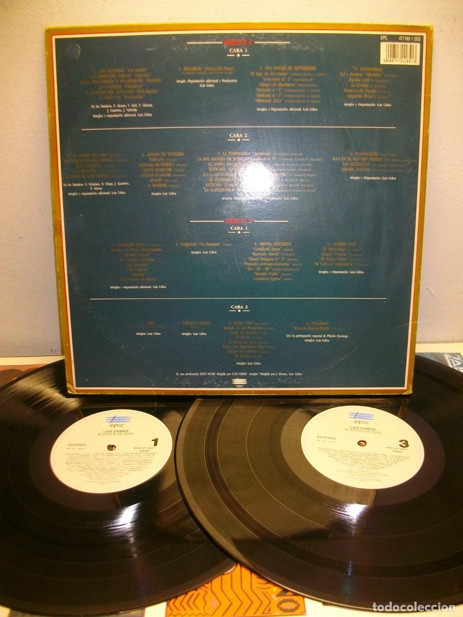 Discos de vinilo: LUIS COBOS - MI DISCO DE ORO 2 x LP - Foto 2