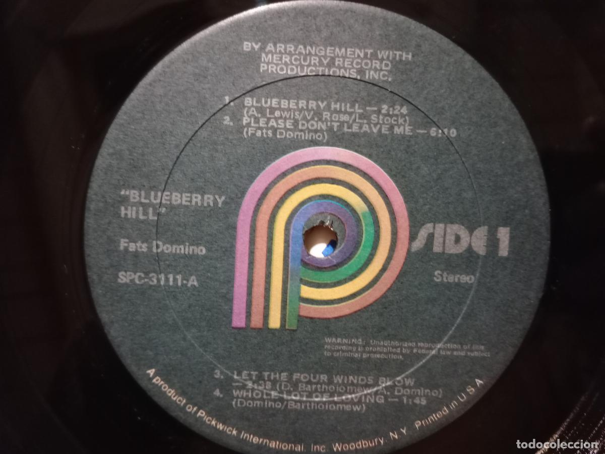 Discos de vinilo: Fats Domino - Blueberry hill - Foto 3
