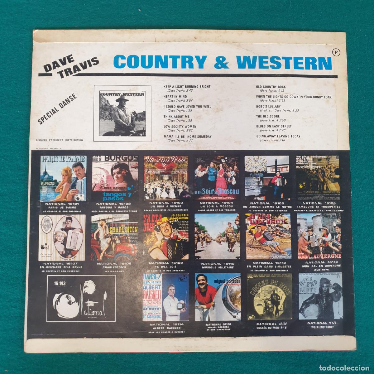 Discos de vinilo: Dave Travis &ndash; Country & Western - Foto 2