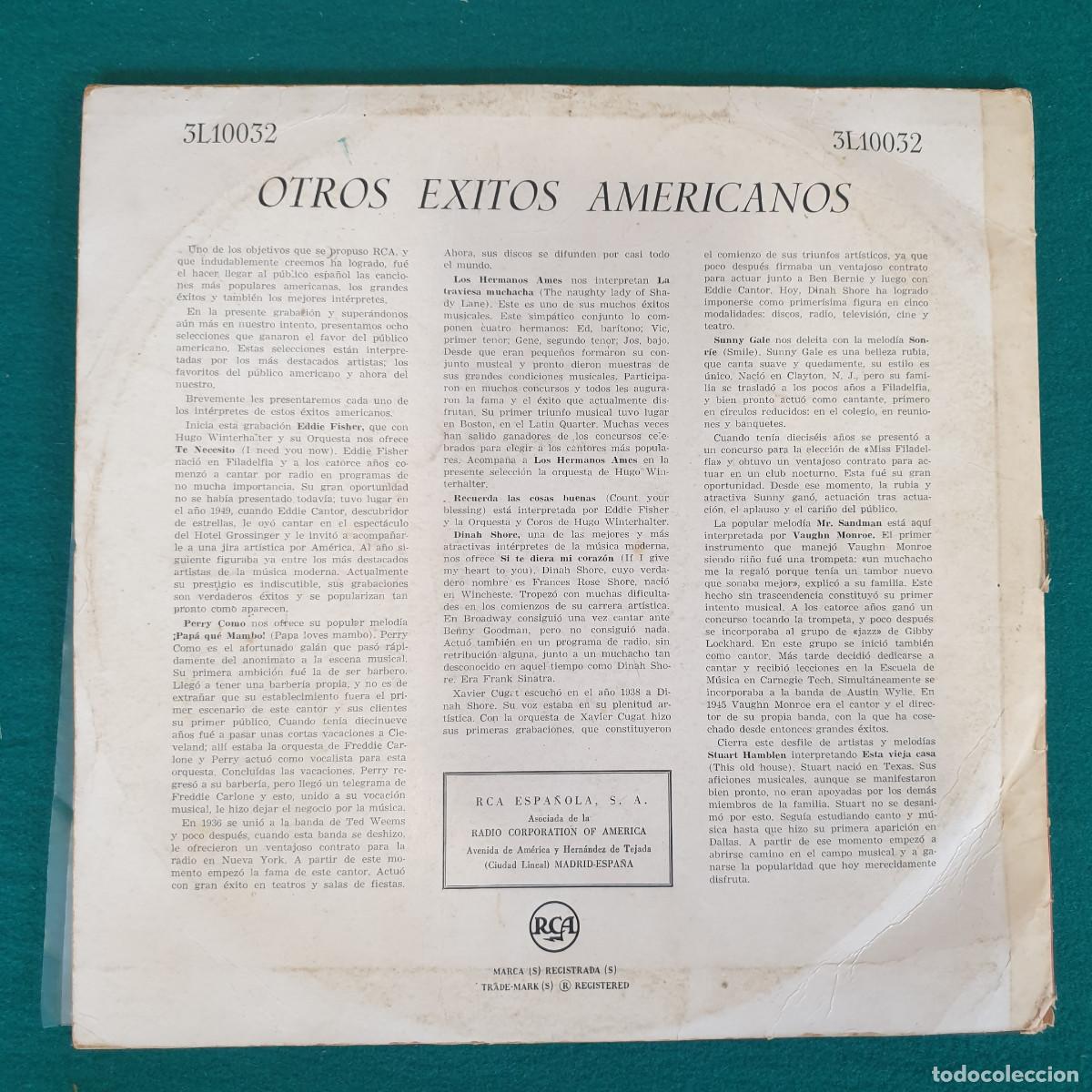 Discos de vinilo: OTROS EXITOS AMERICANOS - Foto 2