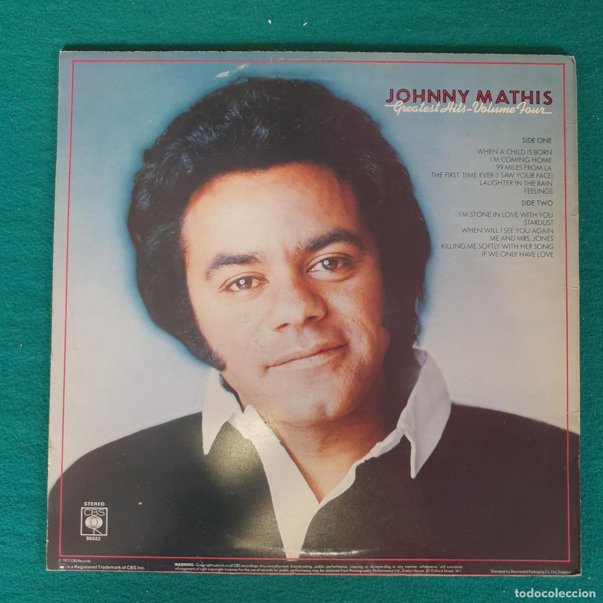 Discos de vinilo: Johnny Mathis &ndash; Greatest Hits - Volume Four - Foto 2