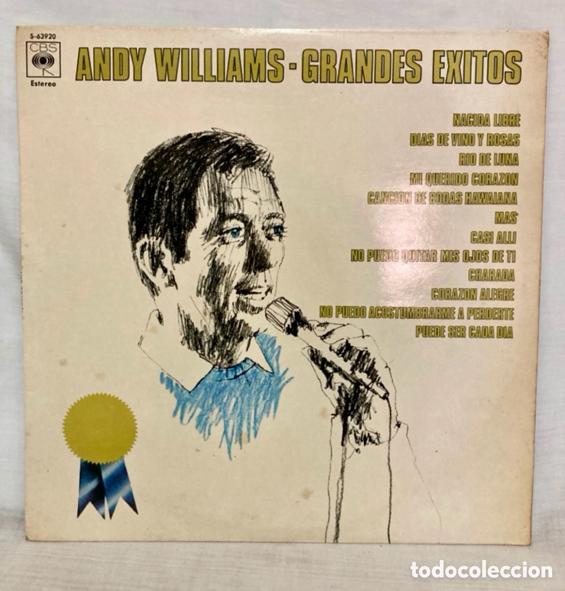 Discos de vinilo: LP ANDY WALLIAMS , grandes &eacute;xitos - Foto 1