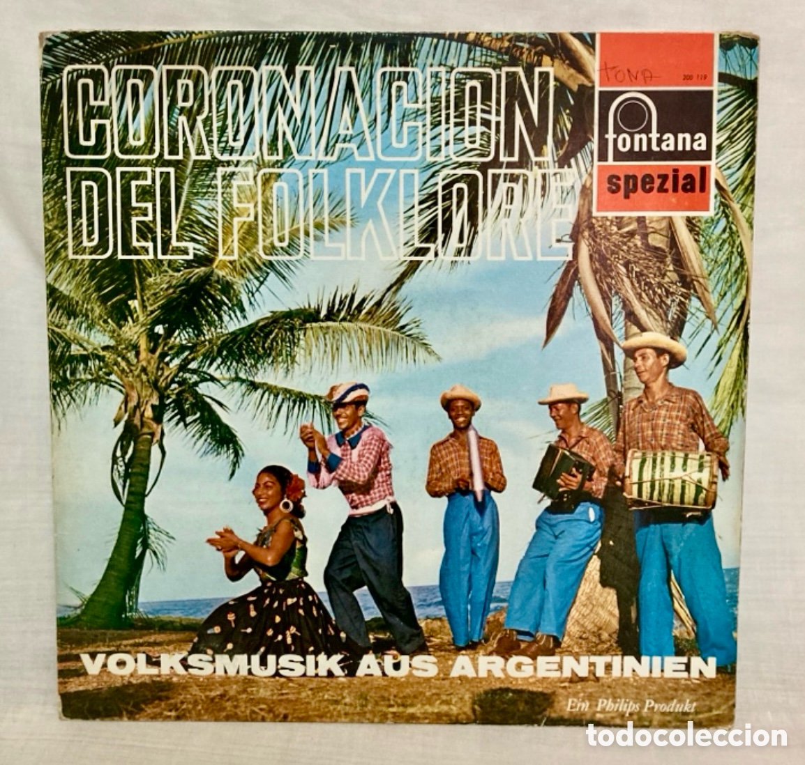 Discos de vinilo: LP CORONACI&Oacute;N DEL FOLKLORE , ( rareza) - Foto 1