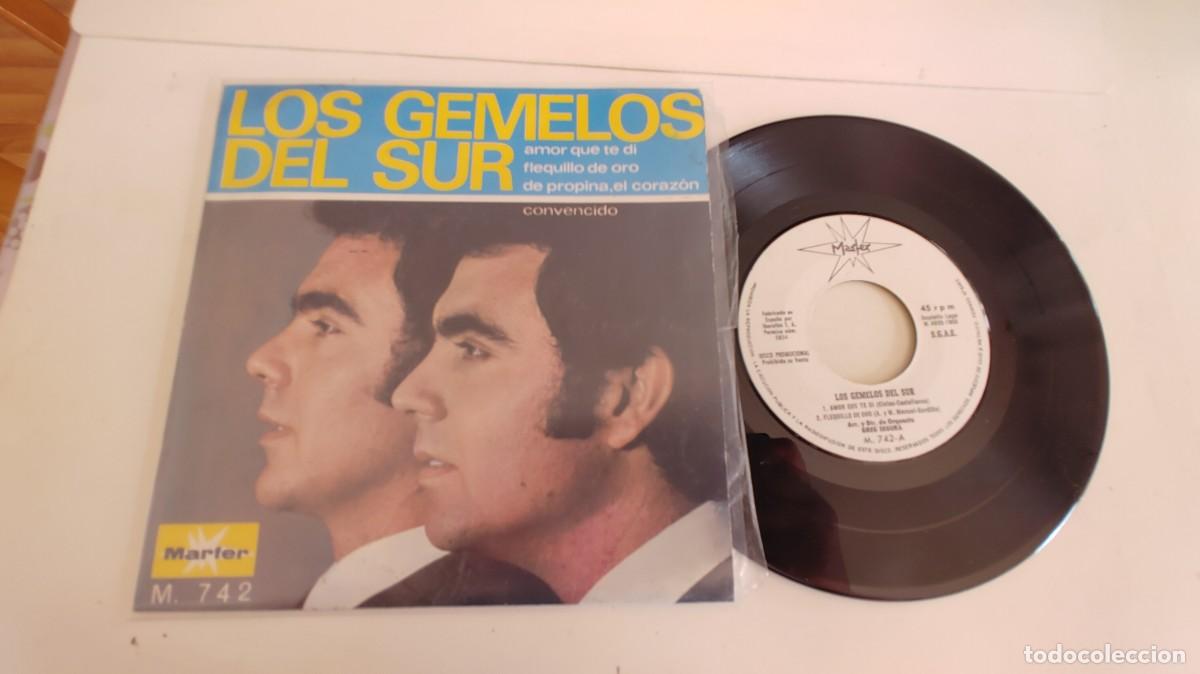 Discos de vinilo: LOS GEMELOS DEL SUR-EP AMOR QUE TE DI +3 - Foto 1