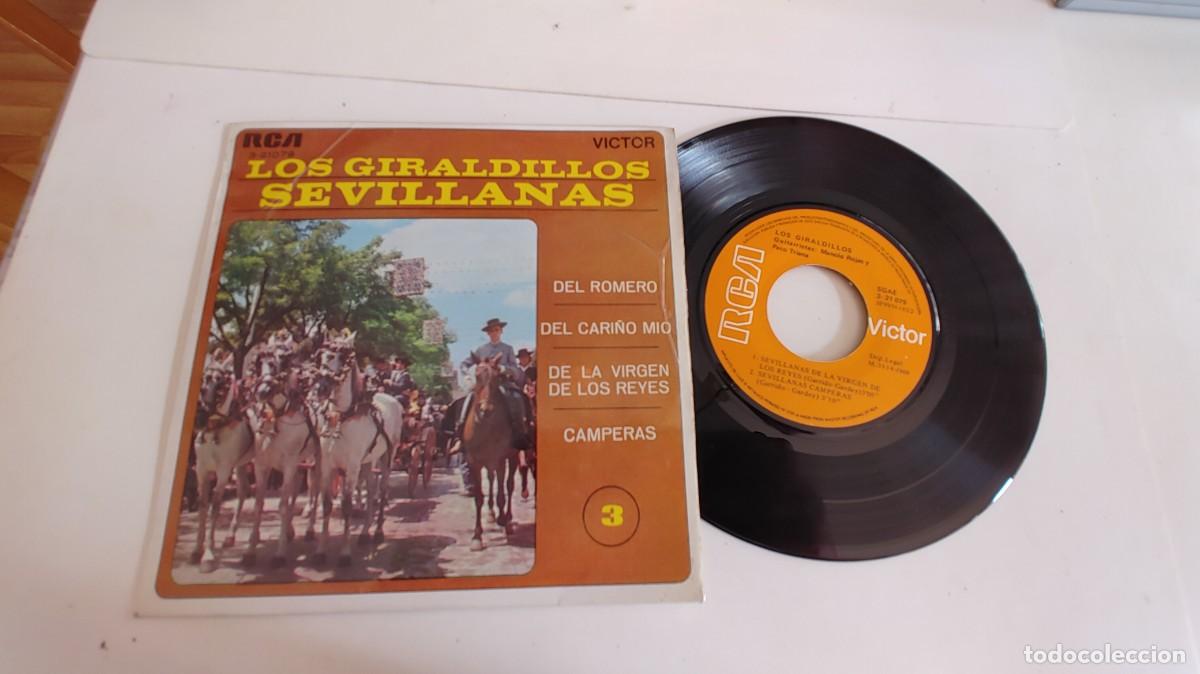 Discos de vinilo: LOS GIRALDILLOS-EP DEL ROMERO +3 - Foto 1