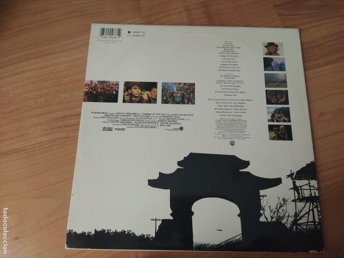 Discos de vinilo: EL. Imperio del sol lp JOHN WILLIAMS BSO - Foto 2