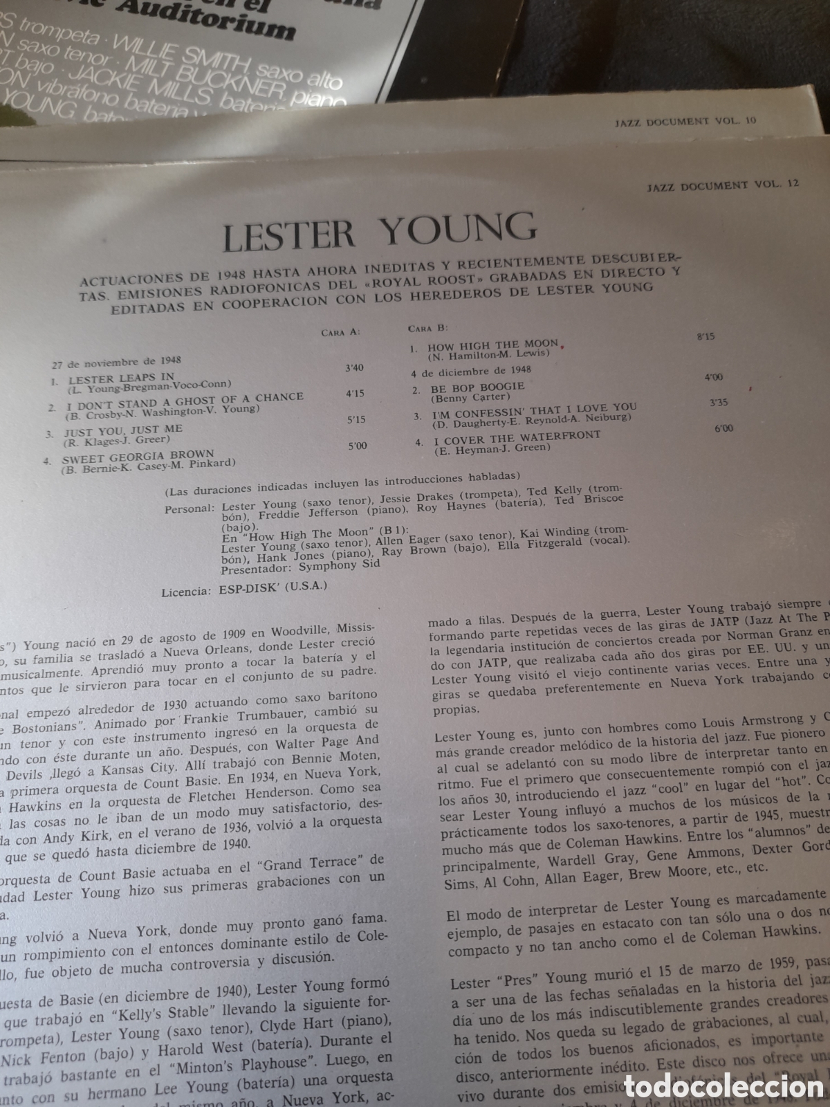Discos de vinilo: Lote de cuatro vinilos de Jazz - Foto 8