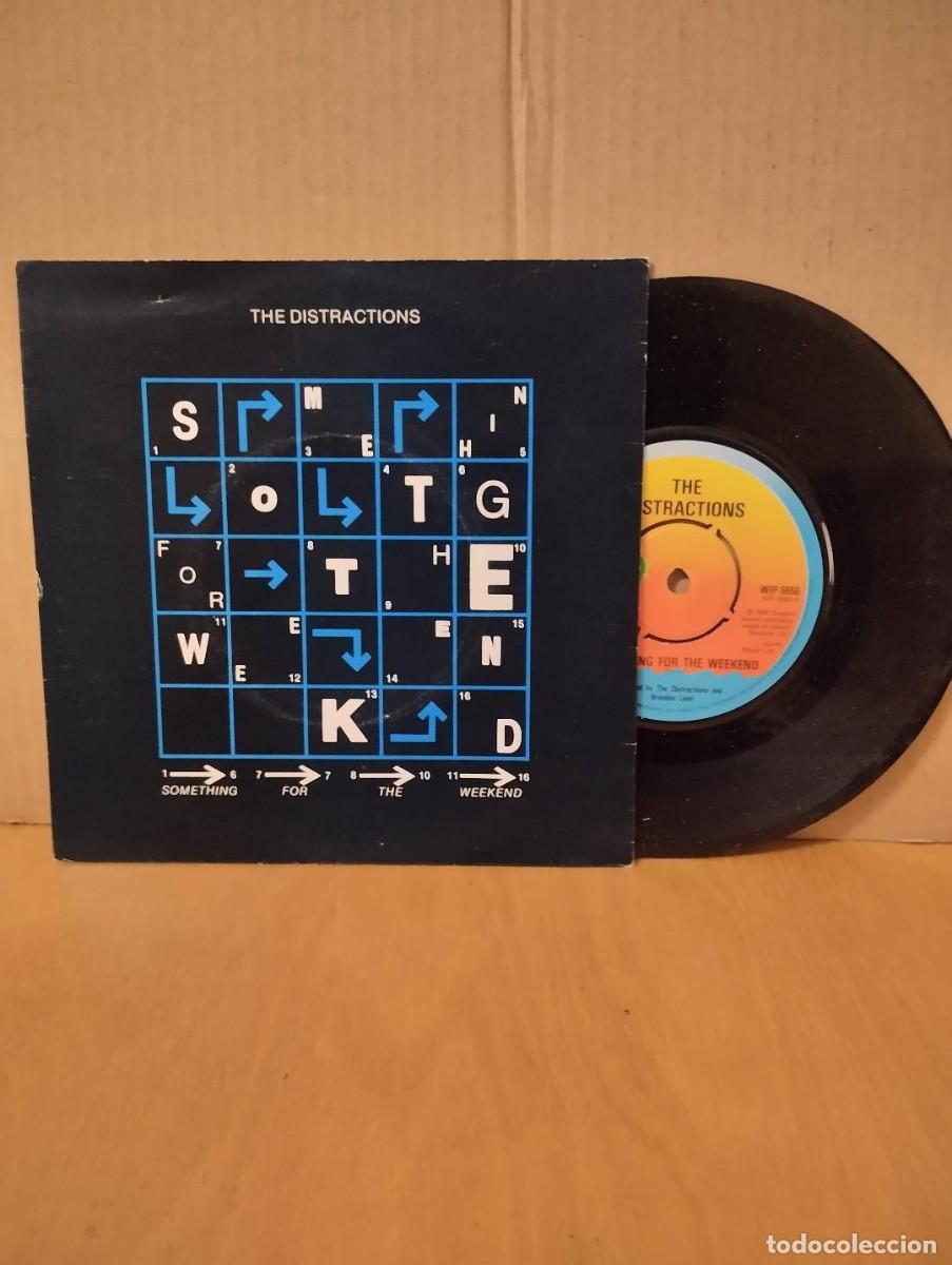 Discos de vinilo: THE DISTRACTIONS ---- SOMETHING FOR THE WEEKEND - Foto 1