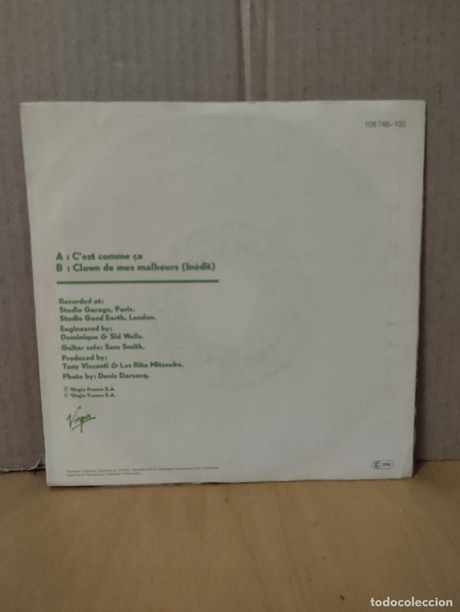 Discos de vinilo: LES RITA MITSOUKO --- C&Eacute;ST COMME &Ccedil;A - Foto 2