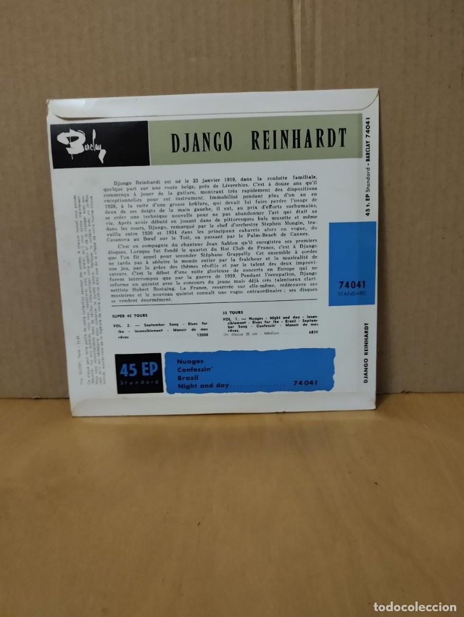 Discos de vinilo: DJANGO REINHARDT ---- NUAGES + 3 - Foto 2