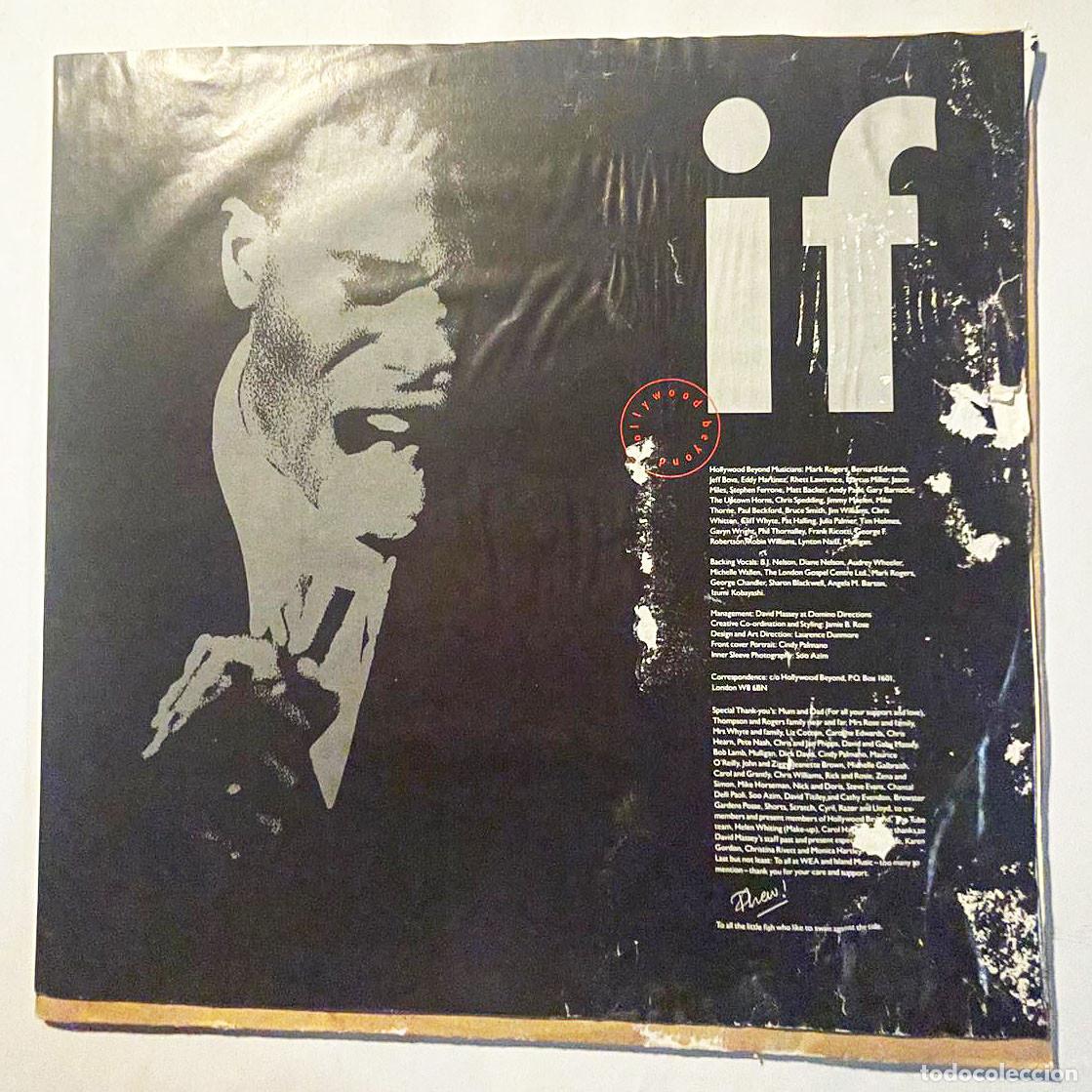 Discos de vinilo: IF / HOLLYWOOD BEYOND / LP WEA 1987 / UK - Foto 3