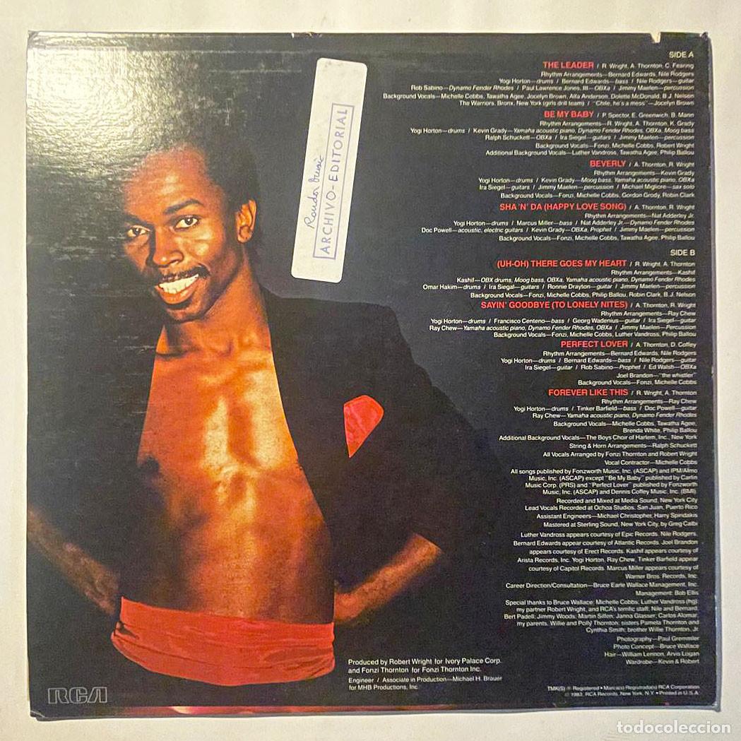 Discos de vinilo: FONZI THORNTON / THE LEADER / LP RCA 1983 / US - Foto 2