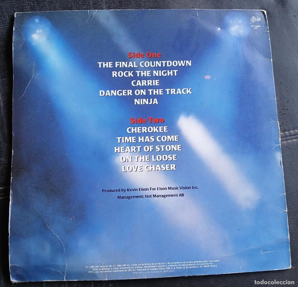 Discos de vinilo: Disco THE FINAL COUNTDOWN de EUROPE - Foto 2