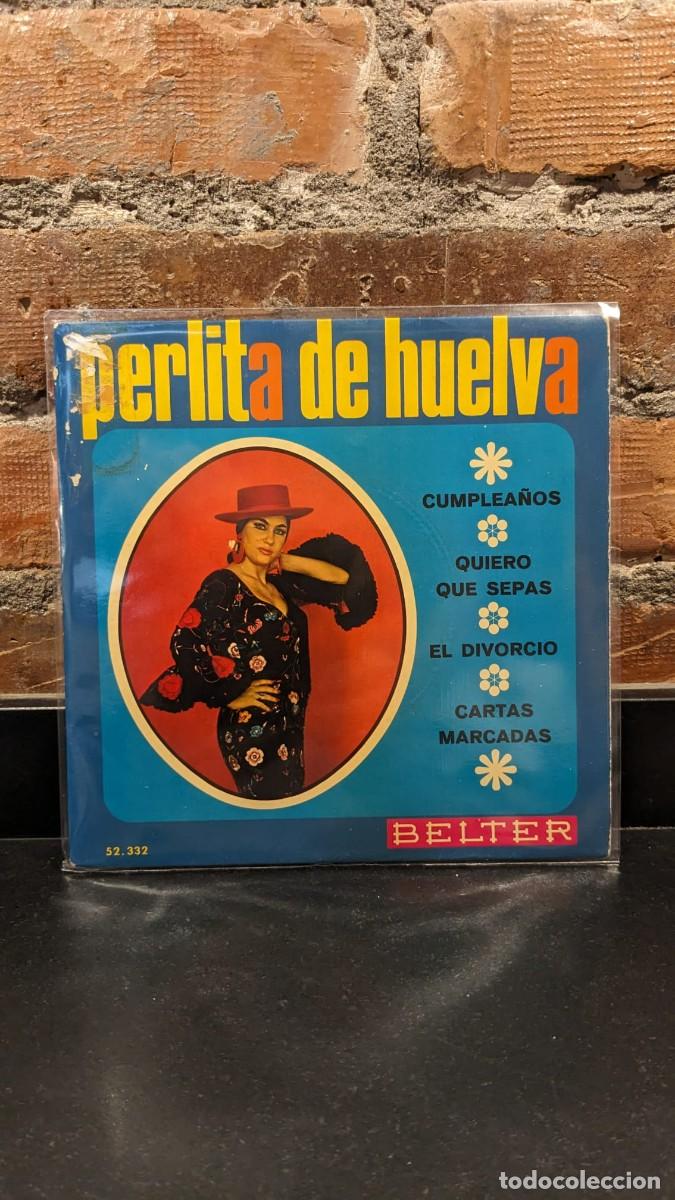 Discos de vinilo: Perlita de Huelva EP Cumplea&ntilde;os - Foto 1