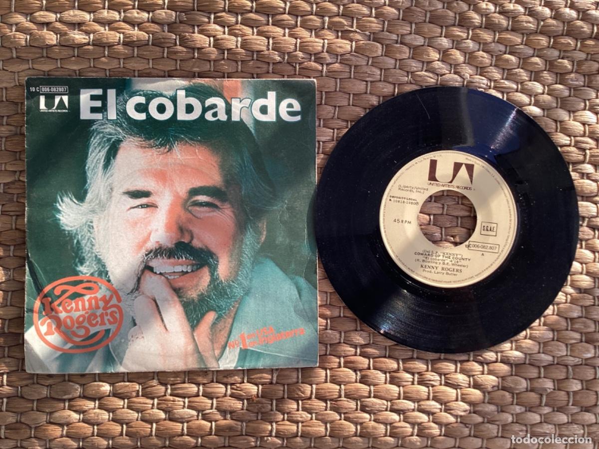 Discos de vinilo: S112 Single Kenny Rogers - El cobarde - A&ntilde;o 1980 - Foto 1