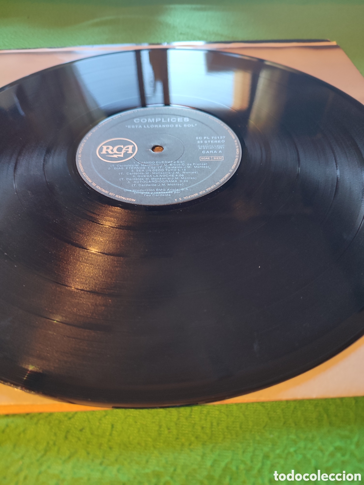 Discos de vinilo: C&oacute;mplices - Est&aacute; llorando el sol Vinilo - Foto 3