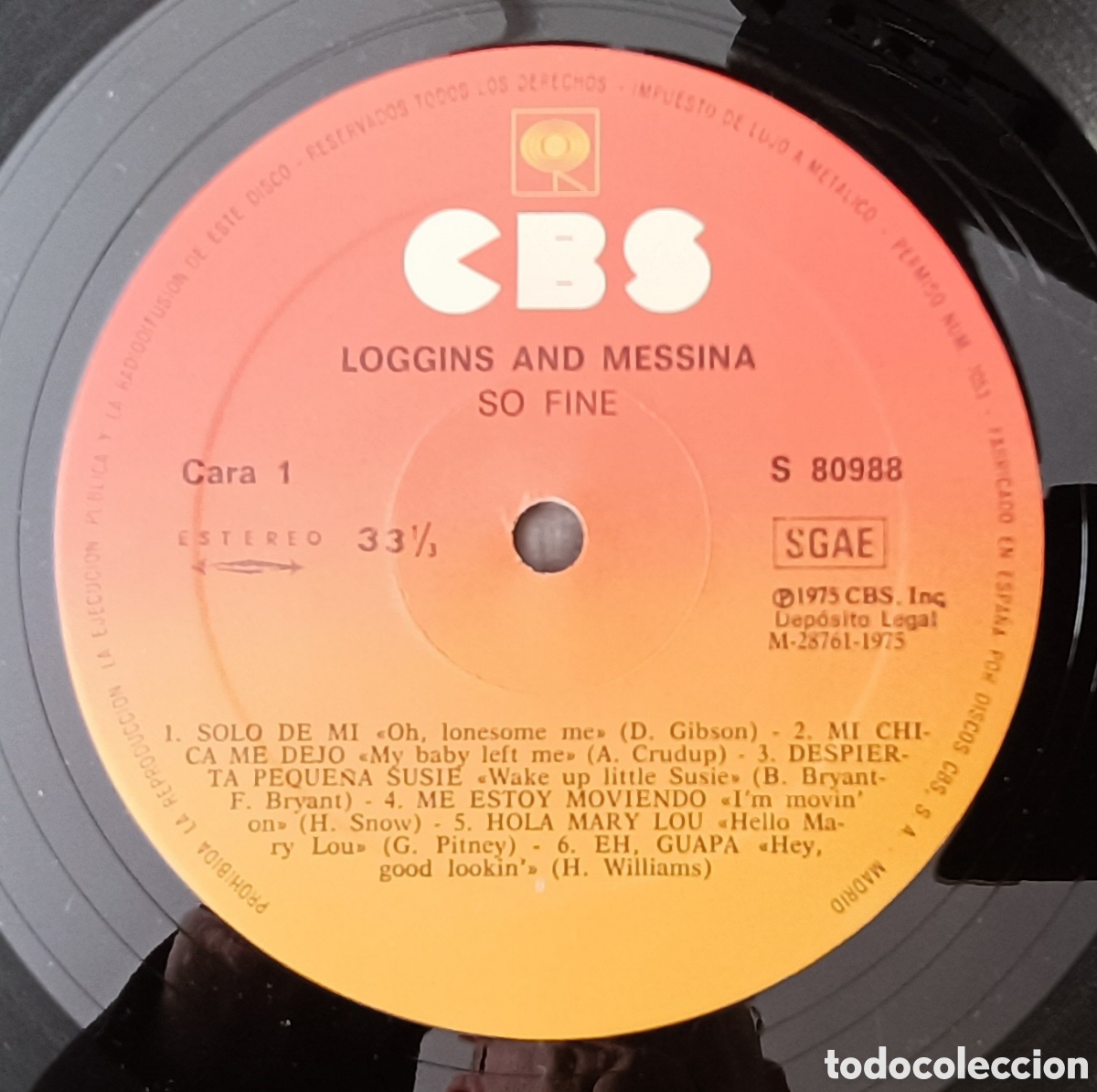Discos de vinilo: Loggins and Messina - So fine - Foto 5