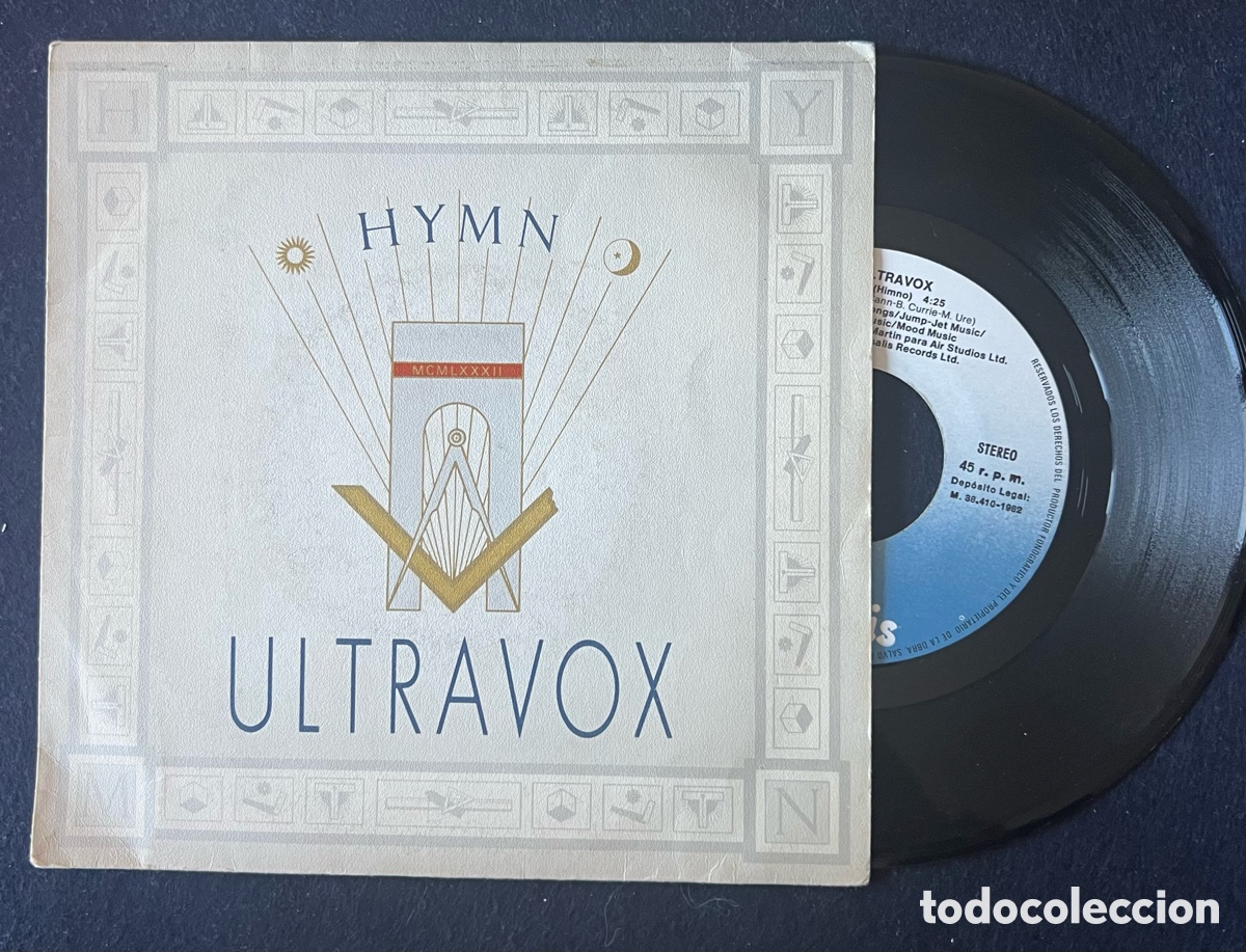 Discos de vinilo: ULTRAVOX --- HYMN vinilo - Foto 1