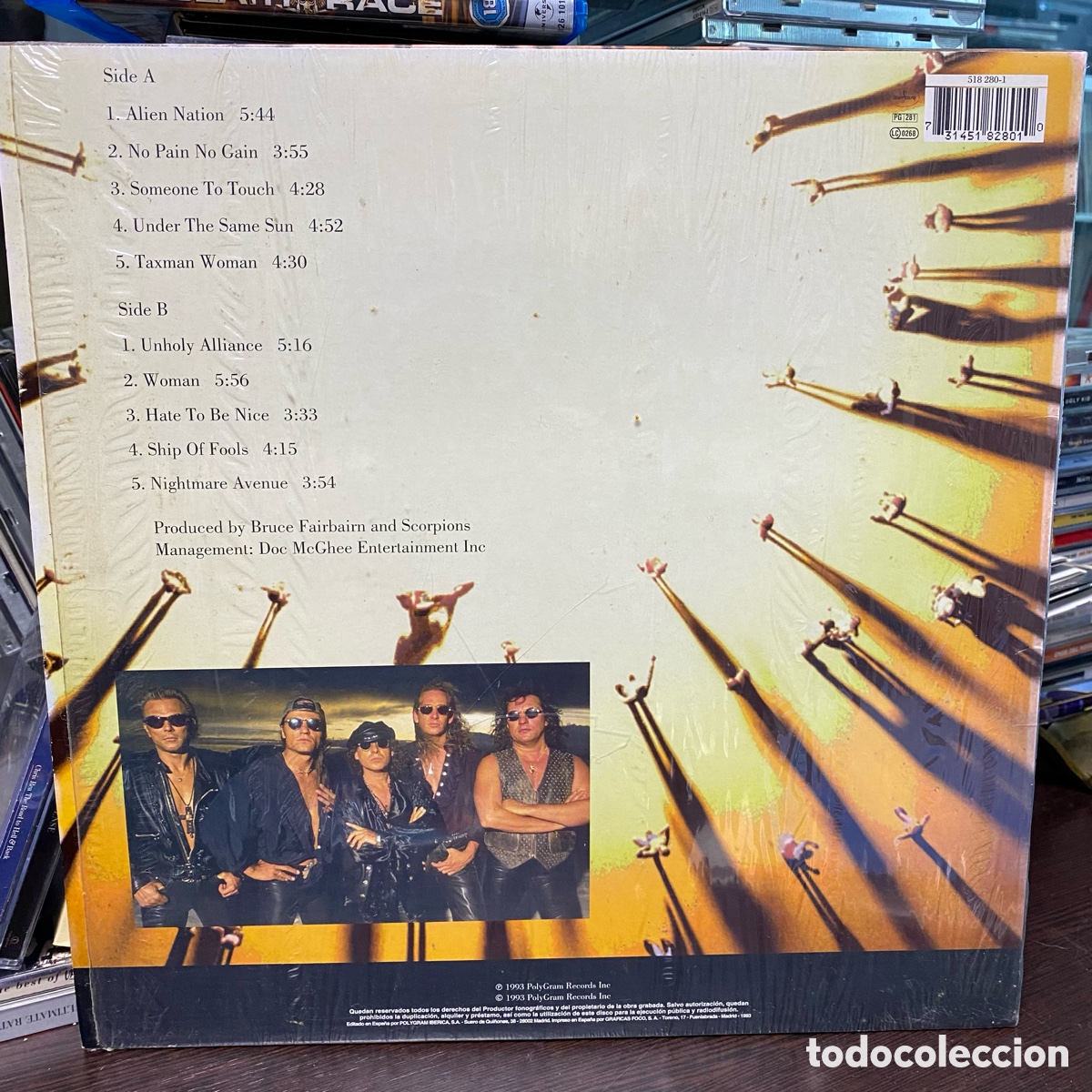 Discos de vinilo: Scorpions - Face The Heat (LP) - Foto 2