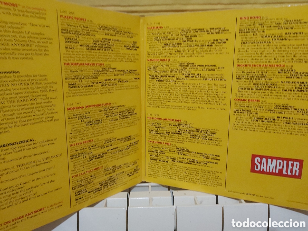 Discos de vinilo: ZAPPA YOUCANT DO THAT ONSTAGE ANIMORE SAMPLER 2 LPS - Foto 2