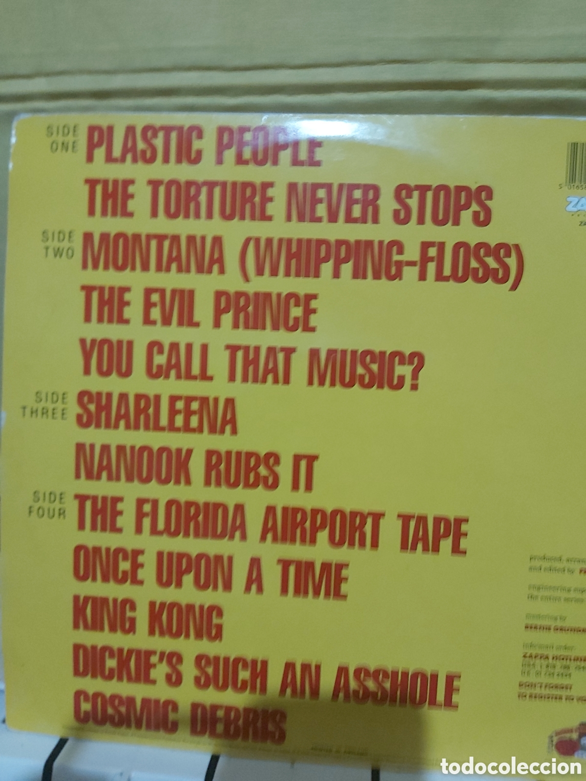 Discos de vinilo: ZAPPA YOUCANT DO THAT ONSTAGE ANIMORE SAMPLER 2 LPS - Foto 4
