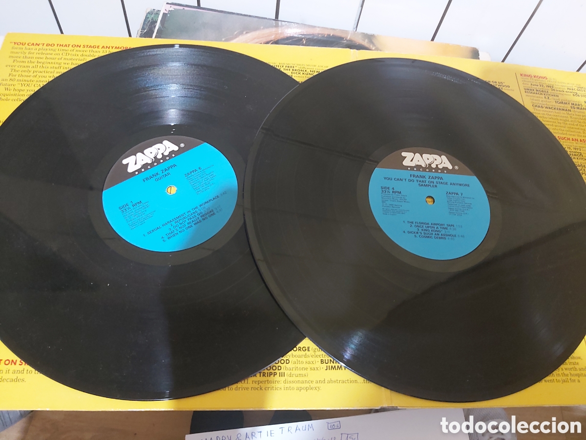 Discos de vinilo: ZAPPA YOUCANT DO THAT ONSTAGE ANIMORE SAMPLER 2 LPS - Foto 5