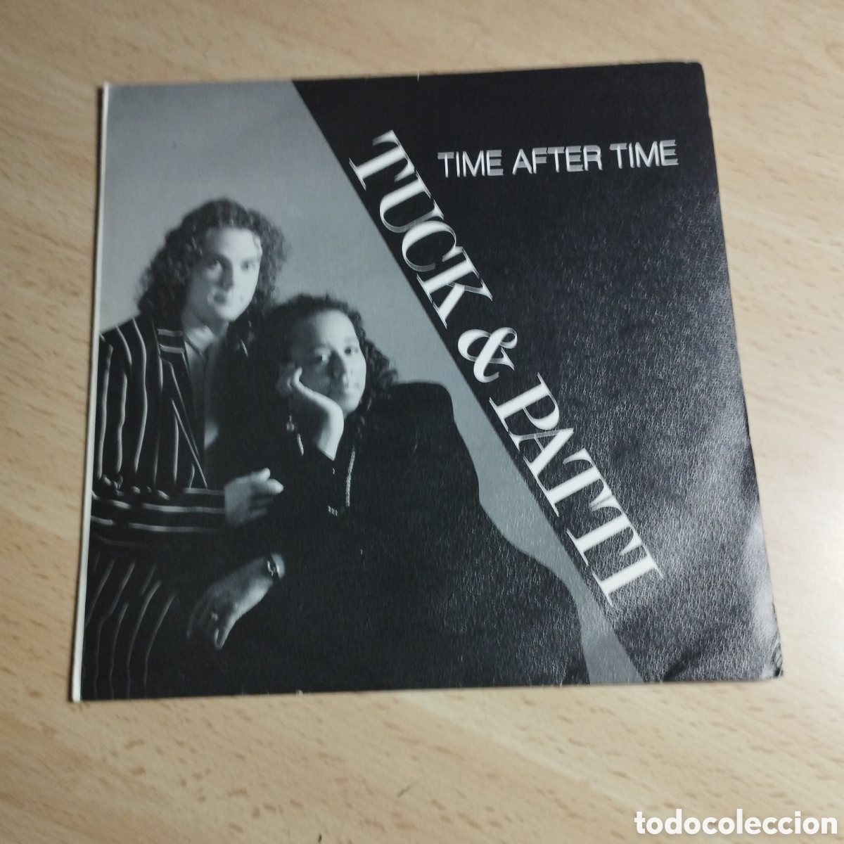 Vinyl records: Single 7&rdquo; Tuck & Patty 1988 Time after Time + Up and at it