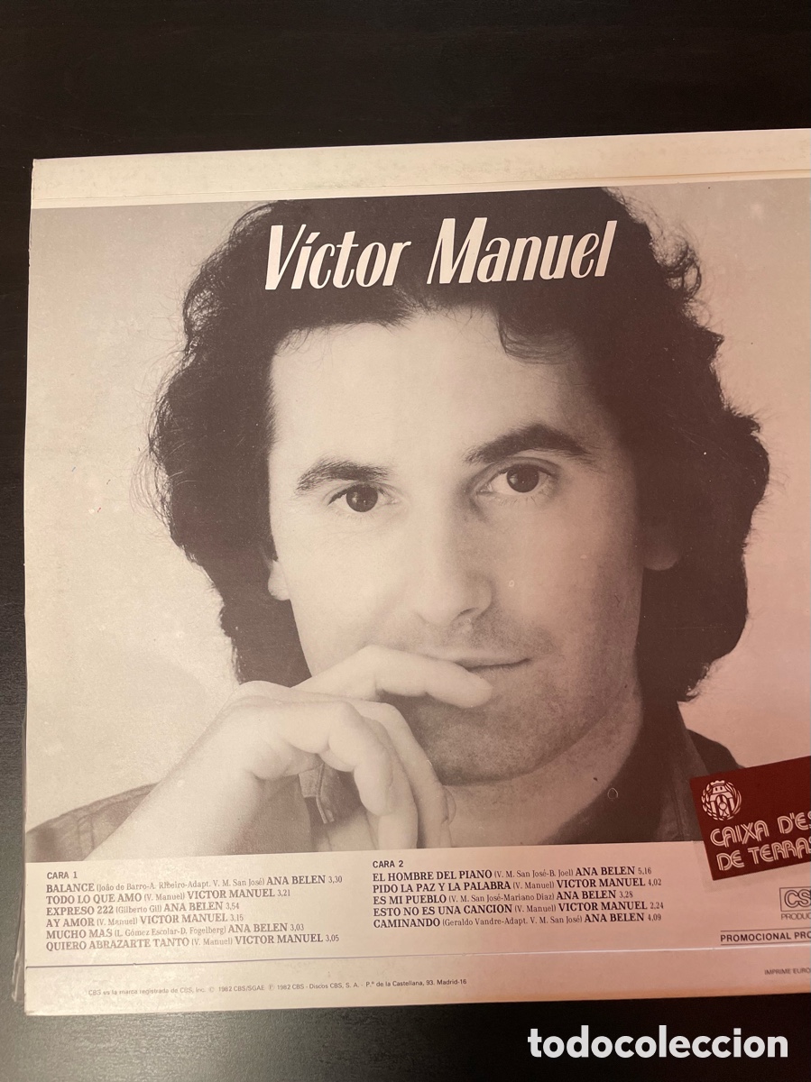 Discos de vinilo: LP Ana Bel&eacute;n-Victor Manuel - Foto 2
