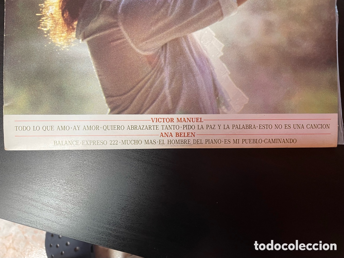 Discos de vinilo: LP Ana Bel&eacute;n-Victor Manuel - Foto 3