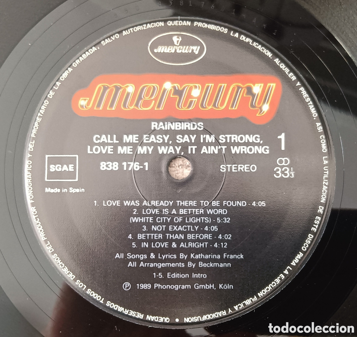 Discos de vinilo: Rainbirds - Call me easy, say im strong, ... - Foto 5