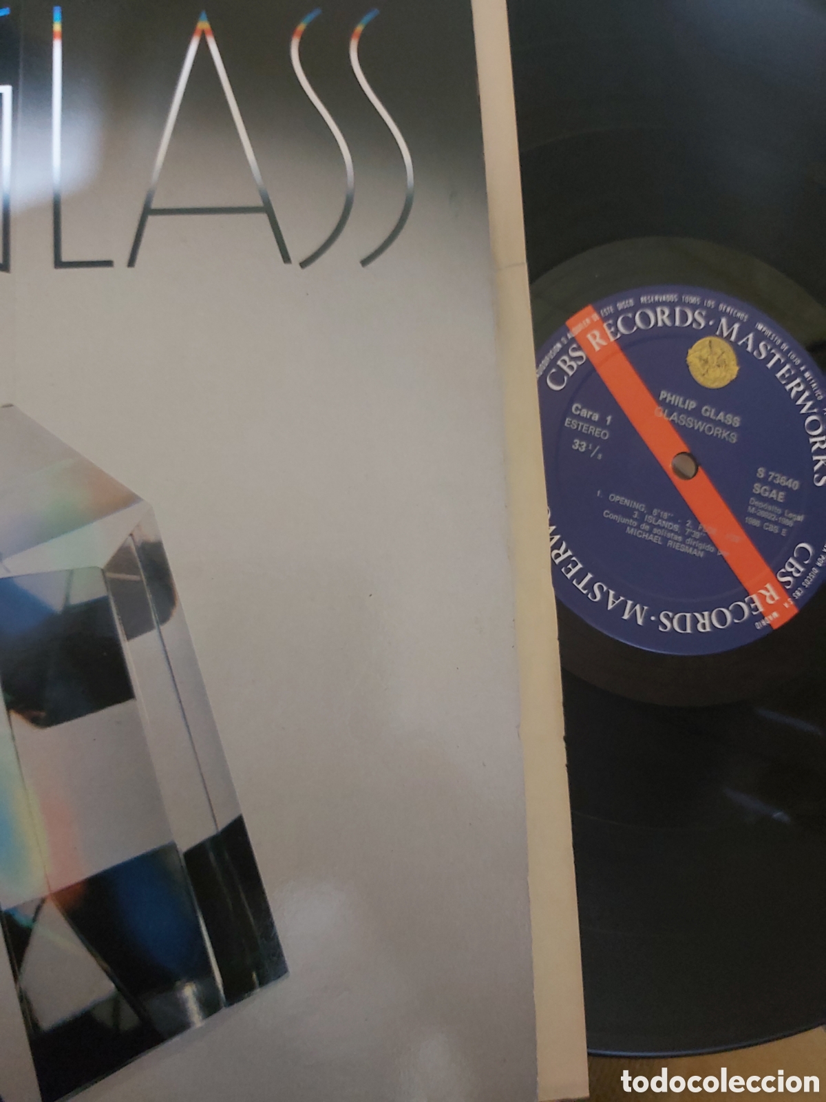 Discos de vinilo: PHILIP GLASS0 CONDUCTOR MICHAEL RIESMAN - Foto 3