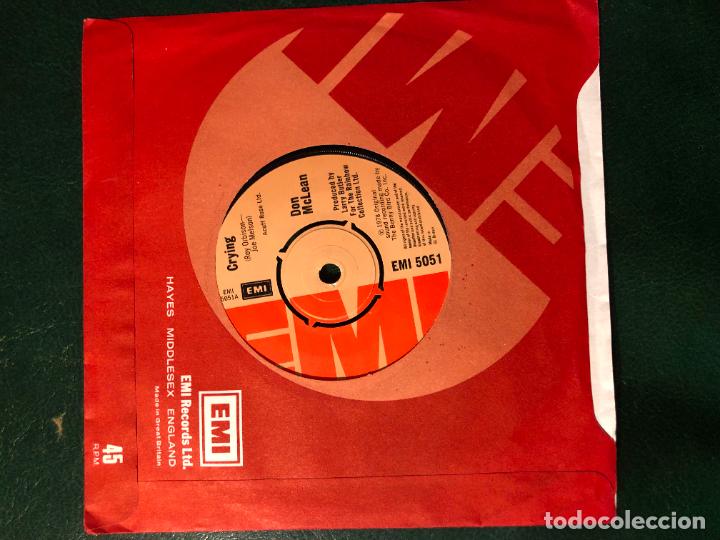Discos de vinilo: Don McLean Genesis (in the beginning) Crying 1978 - Foto 1