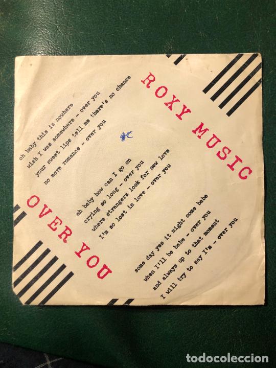Discos de vinilo: Roxy music Over you 1980 - Foto 1