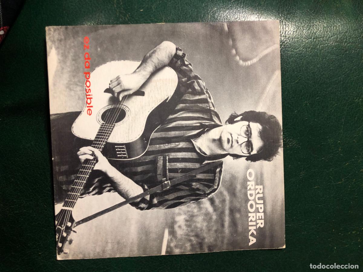 Discos de vinilo: Ruper Ordorika Ez da posible 1990 - Foto 2