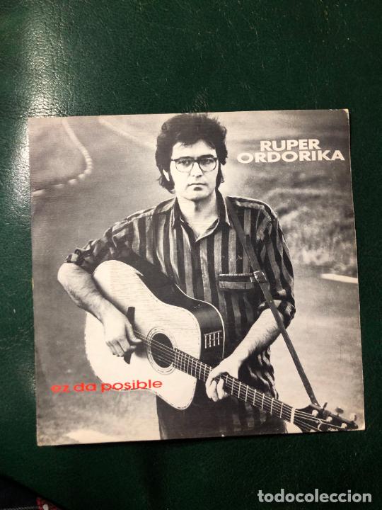 Discos de vinilo: Ruper Ordorika Ez da posible 1990 - Foto 1