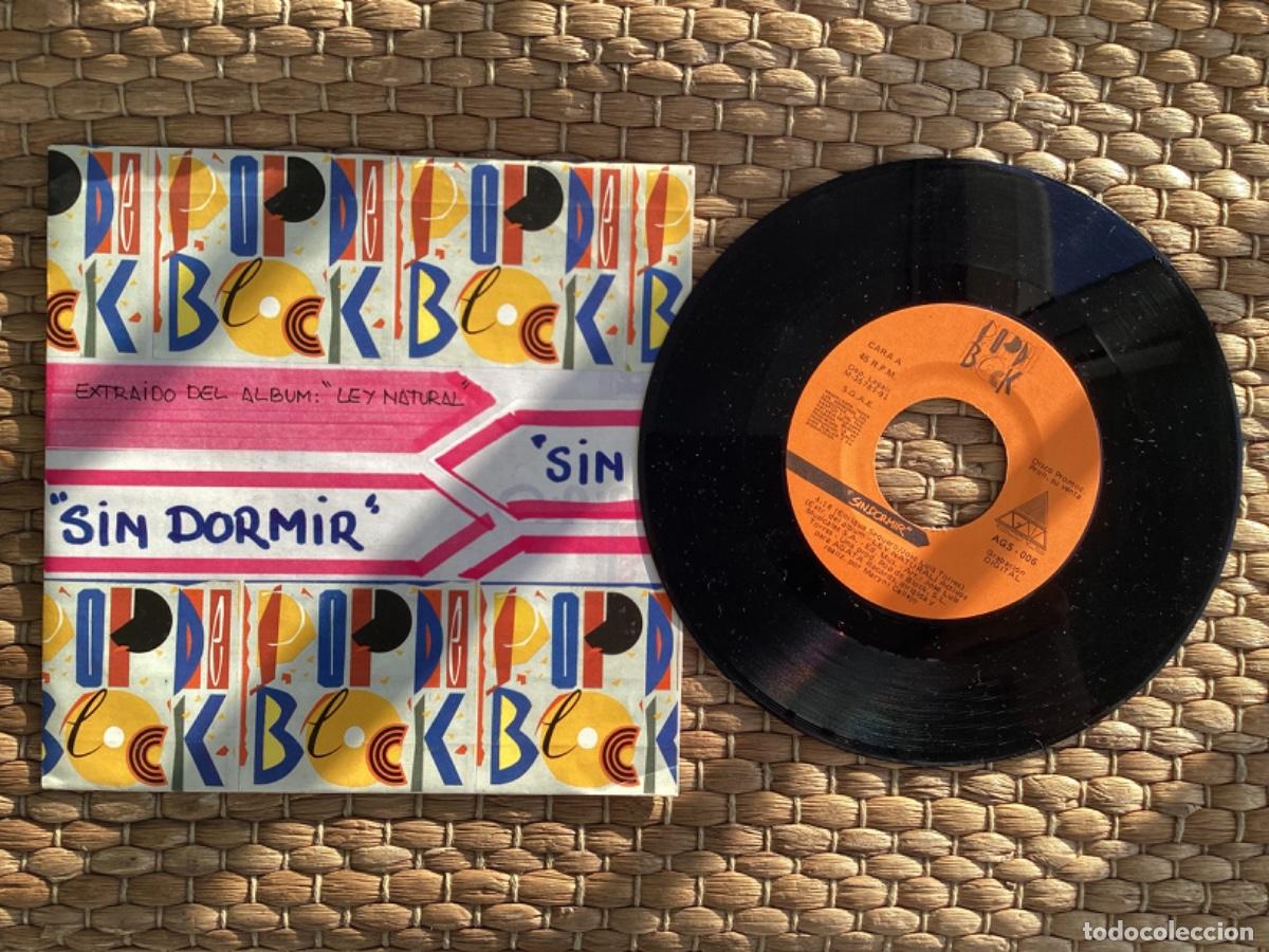 Discos de vinilo: S127 Single Pop de Block - Sin dormir - A&ntilde;o 1991 - Foto 1