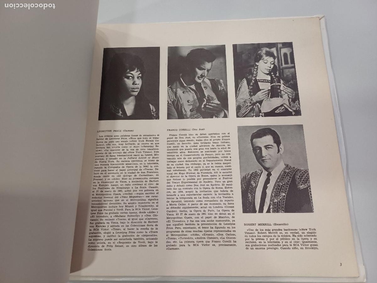 Discos de vinilo: CARMEN/VIENNA PHILHARMONIC ORCHESTRA/VINILO. - Foto 2