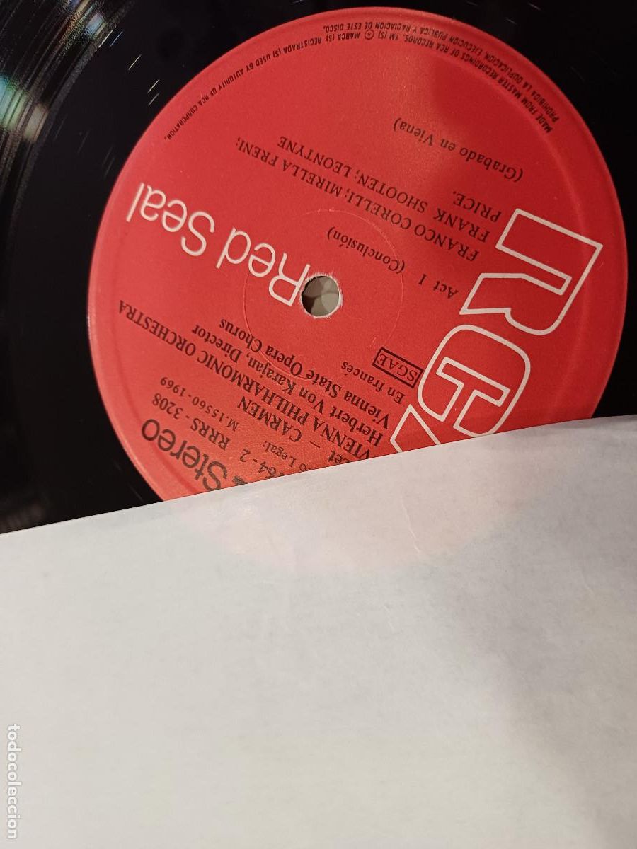 Discos de vinilo: CARMEN/VIENNA PHILHARMONIC ORCHESTRA/VINILO. - Foto 4